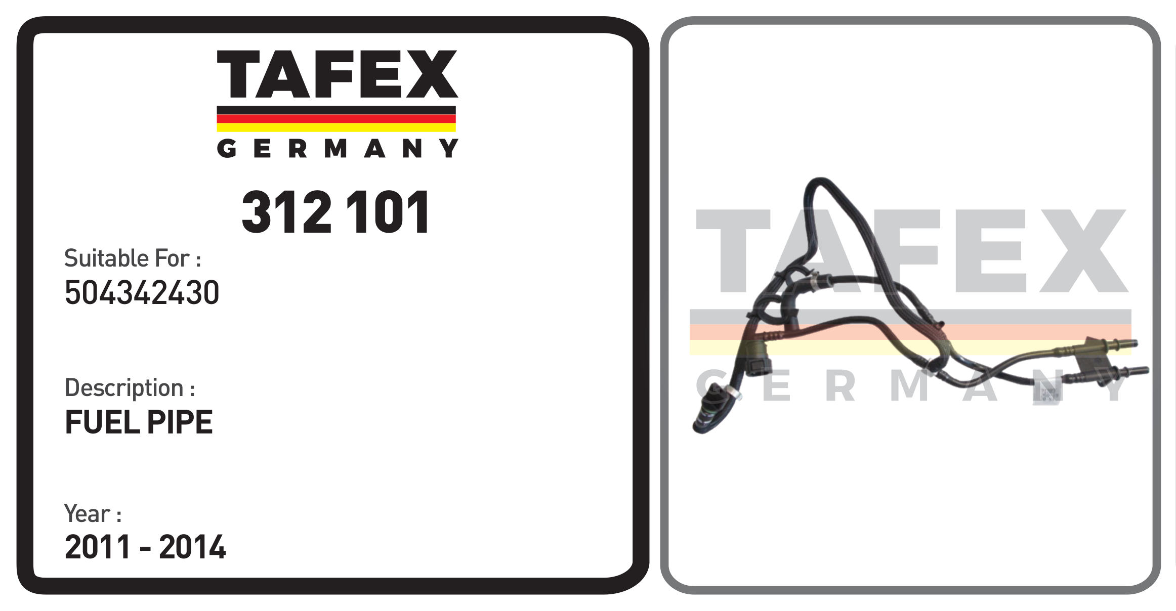 Fuel Pipe — TAFEX 312101 product image